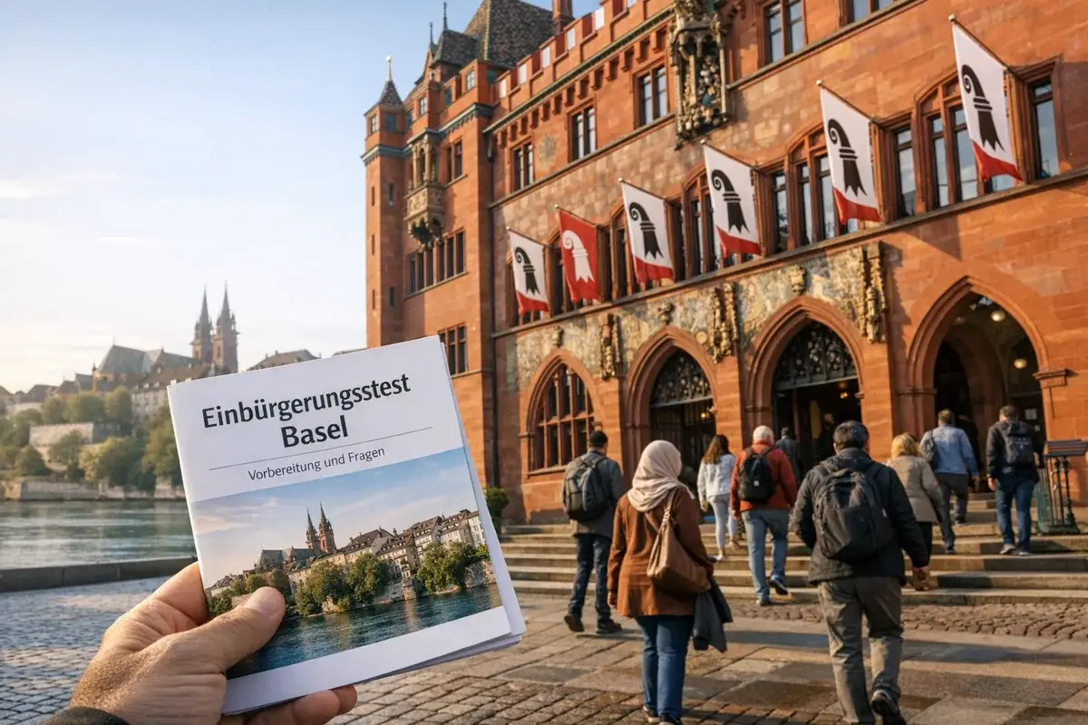 Basler Rathaus mit rotem Sandstein