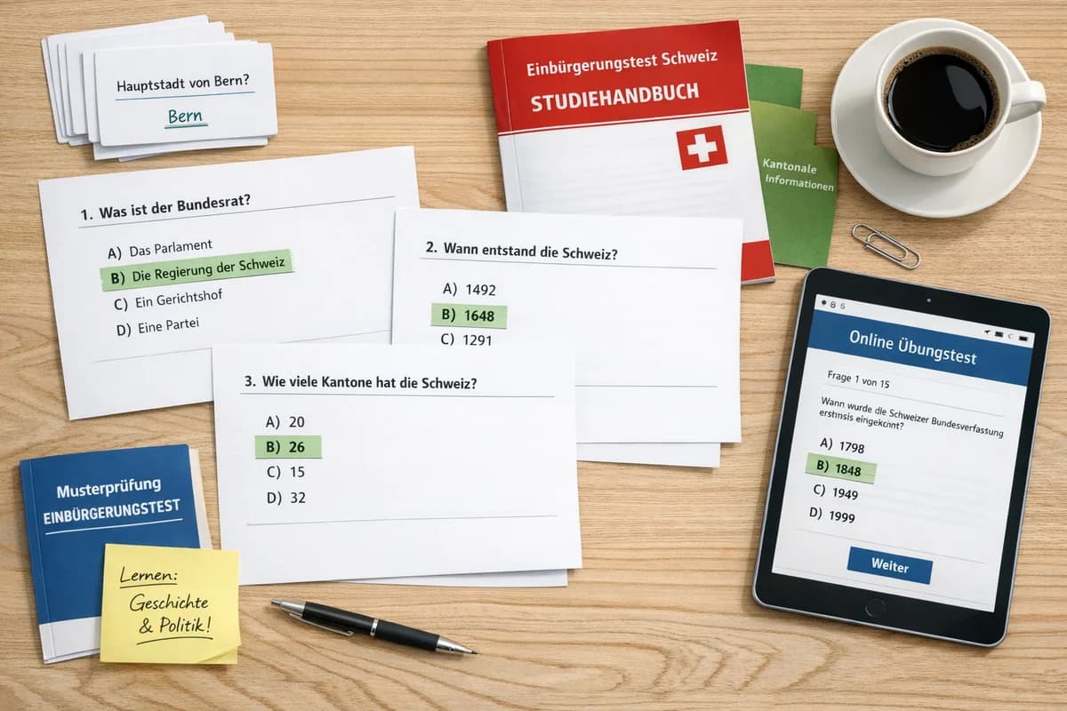 Beispielfragen fur Einbürgerungstest