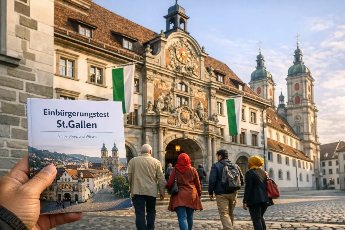 Municipio di San Gallo con architettura barocca