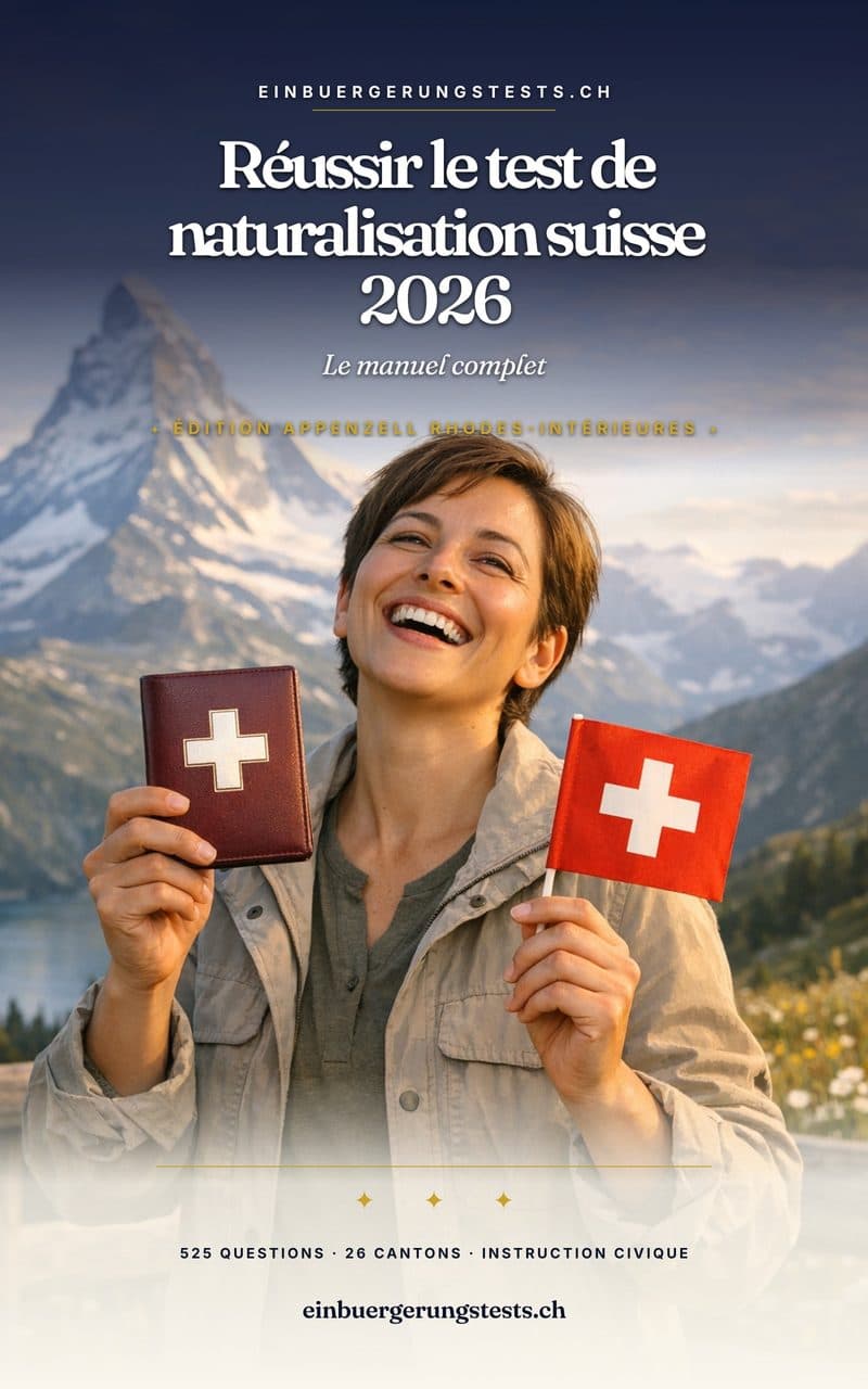 Test de naturalisation Appenzell Rhodes-Intérieures: Le manuel 2026